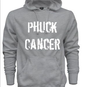 Phuck Cancer Hoodies! (Unisex) Light Grey